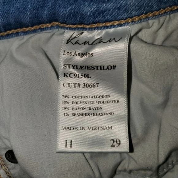 KanCan High Rise Skinny Jeans distressed - Picture 6 of 6